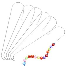 6 Pcs Threading Needle Beading Needles Spinner for Jewelry Making