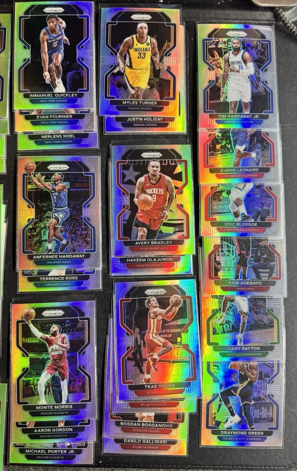 2021 - 22 帕尼尼 Prizm NBA 银牌套装 (115) Maxey、Kawhi、Morant、Embiid、Young — 第 4/4 张图片
