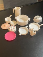 Vintage 1980s Barbie Dream House Replacement Kitchen Accessories Mixed Lot