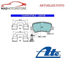 SATZ BREMSBELÄGE BREMSKLÖTZE HINTEN ATE 130470-27362 P FÜR VOLVO V70 III,V60