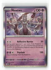 Mewtwo 150/165 Rare 151 Pokemon Holo Near Mint on eBay