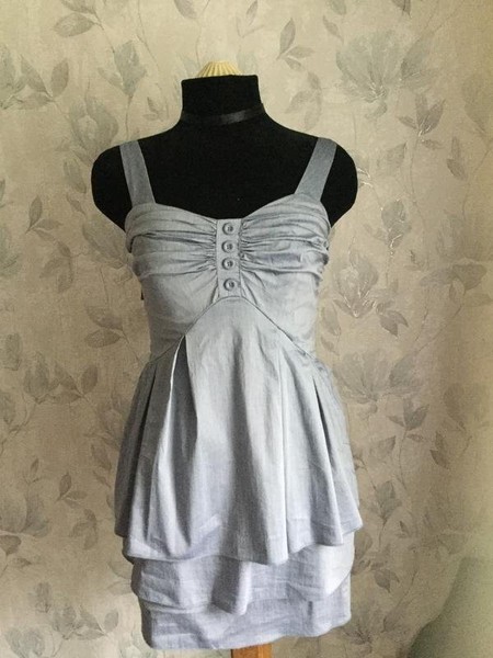 Women Telly Weil Dress Grey 36 / S / 44