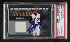 PSA/DNA 2002 Leaf Rookies & Stars Materials Ken Griffey Jr #SS-15 HOF 0q9g