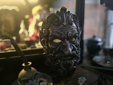 Baroque Gnome Mask - The Earth Spirit Art  display ornament mask unique gift