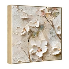 FOLKOR 30x30 Metal Floater Frame for 1.5" Deep Stretched Canvas Art DIY