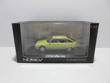 Mini car 1/43 Norev Citroen GS 1971 Primevere Yellow Yellow model car Age14+