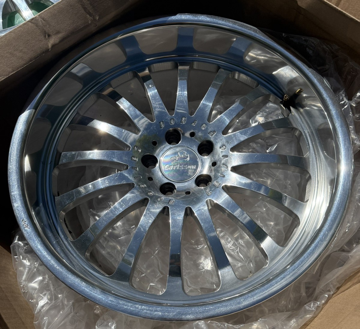 Carlsson CR 1/16 20”x11” ET35 Forged Ultra Lite Wheels Polished