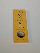 125 years of Professional Baseball - Book in box Accordian Style Timeline