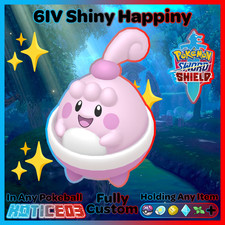 ✨ Shiny Happiny 6IV ✨ Pokemon Sword & Shield 🚀 Fast 🚀