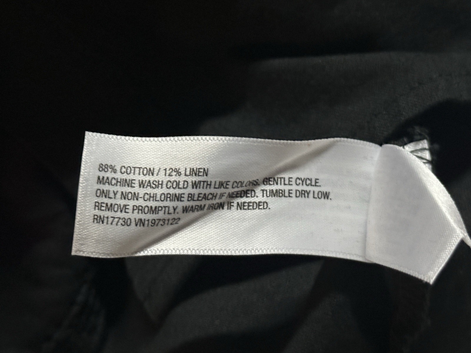 Universal Thread Linen Blend Button Down Mini Shi… - image 12