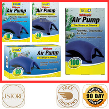 Tetra Whisper Air Pump for Fish Tank Aquarium Filter Non-UL , up to 10-40-60-100