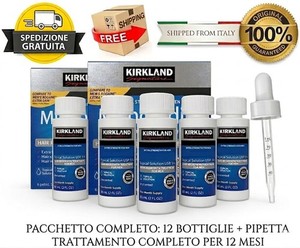⭐MIN0XIDIL® K!rkland Extra Forte 2026–Cosmetico Crescita Capelli - Kit 12 Mesi⭐