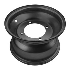 Black 18 X 9.50 - 8 8  Inch 4 Stud Rear Back Wheel Rim Quad Dirt Bike ATV Buggy