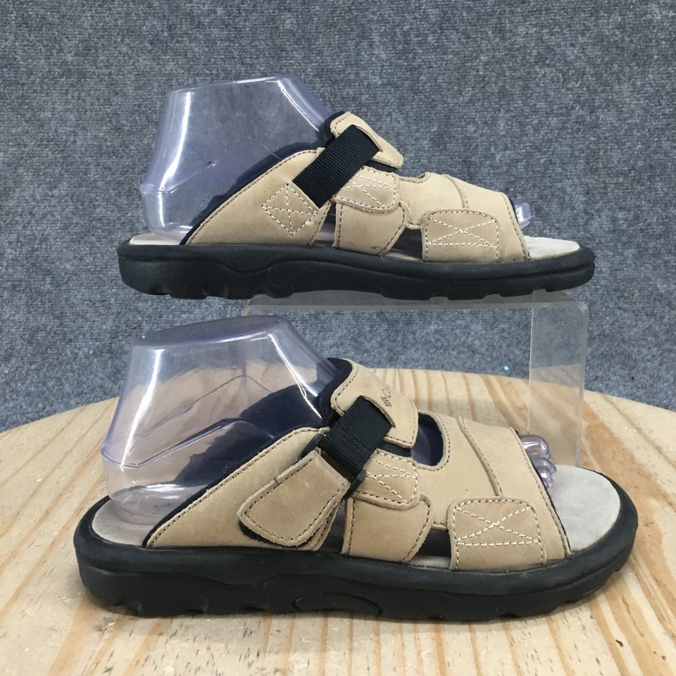 Sandalias Columbia para mujer 8 pizarra deslizables BL4075-160 cuero beige informales sin cordones Foto 2 de 4