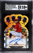 2023 Chronicles Wilmer Flores RC Crown Royale SGC 10 w/10 Auto Holo Gold /19