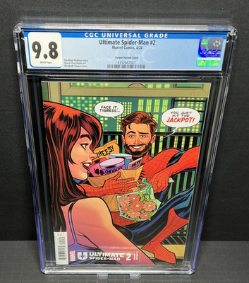 Ultimate Spider-Man #2 Marvel Comics Torque Variant Cover CGC 9.8