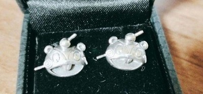 Happy Tree Friends Nutty Silver Earrings Anime Jewelry Used From JP Free Shippin