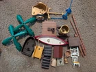 Vintage Playmobil Lot Of Miscellaneous Replacement Parts For Playsets Canoe More