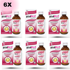 6 BOXES x 60ml Original RidPed Lotion Benzyl Benzoate 25 NEW Exp 03/2027 