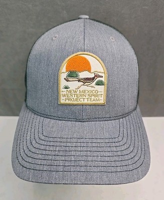 New Mexico Western Spirit Project Team hat roadrunner patch snapback trucker cap