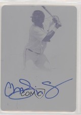 2015 Leaf Ultimate Draft Printing Plate Magenta 1/1 Christin Stewart Auto 0b0