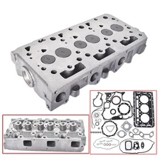 New Complete Cylinder Head With Valves & Full Gasket Kit For Kubota RTV900 D902