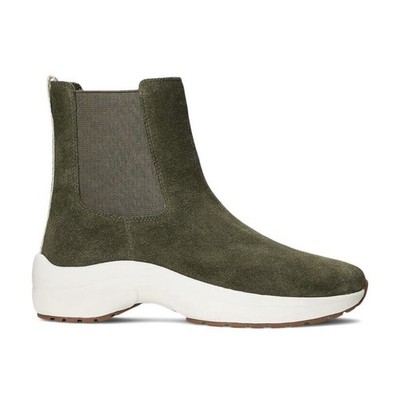 Lauren Ralph Lauren Rylee Suede Leather Boots Women s 11 Green Pull On Comfort