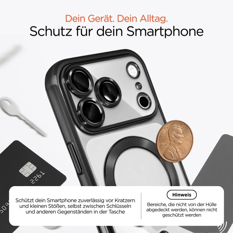 Hülle für iPhone 17 16 15 14 13 12 11 Pro Max Plus E MagSafe Cover Schutz Case - Bild 2 von 4