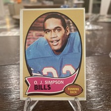 1970 Topps - O.J. Simpson #90 (RC) *b