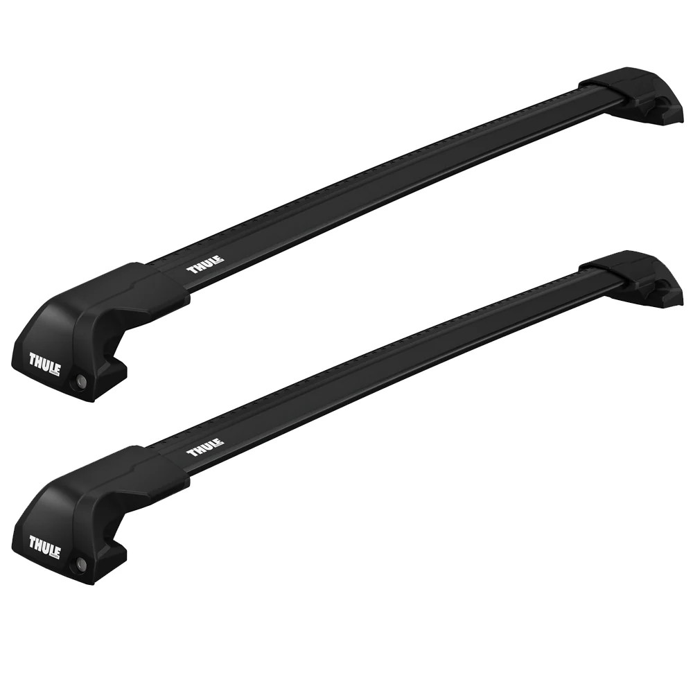 THULE Roof Rack AUDI A4 Avant Estate 2016- With Flush Rails WINGBAR EDGE BLACK