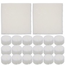 100 Pcs White Hydroponic Sponge Blocks for Greenhouse Vegetable Planting Tool 0.15 per sponge