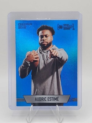 AUDRIC ESTIME 2024 SKYBOX METAL UNIVERSE CHAMPIONS BLUE PMG RC /50 #FF-29