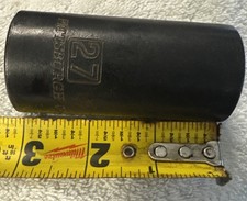 27 mm Pittsburgh 6 Point Deep Impact Socket cr-v tool, 1/2” drive