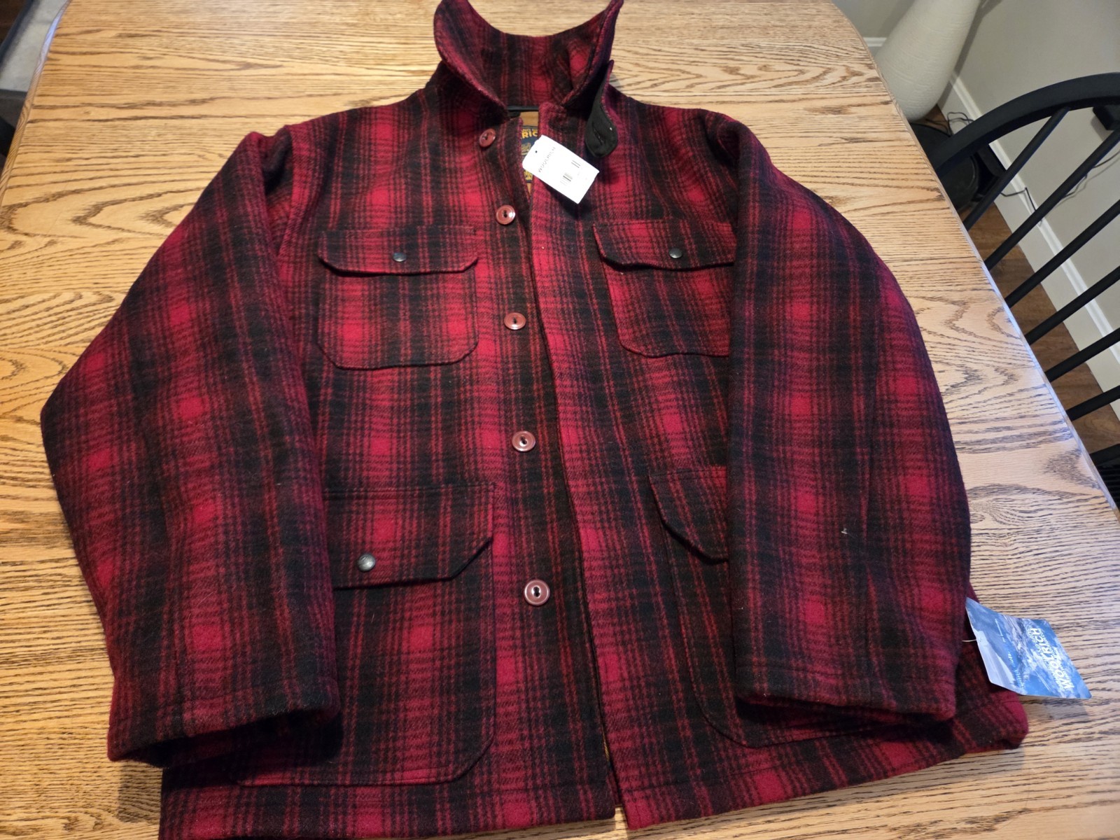 NWT Woolrich 503 Vintage Men's Medium Mackinaw Hunting Coat Jacket