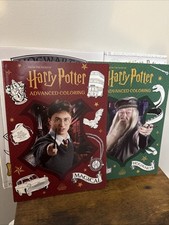 Harry Potter Coloring Books Set Of 2 Paint By Number Kit New Magical Hogwarts