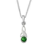 Celtic Birthstone Pendant May - Emerald - 9004 Celtic Birthstone Pendant May - Emerald - 9004