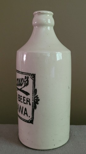 Antique Ottawa, Ontario 'SHAW'S' stone ginger beer bottle FREE SHIPPING! - Bild 5 von 10