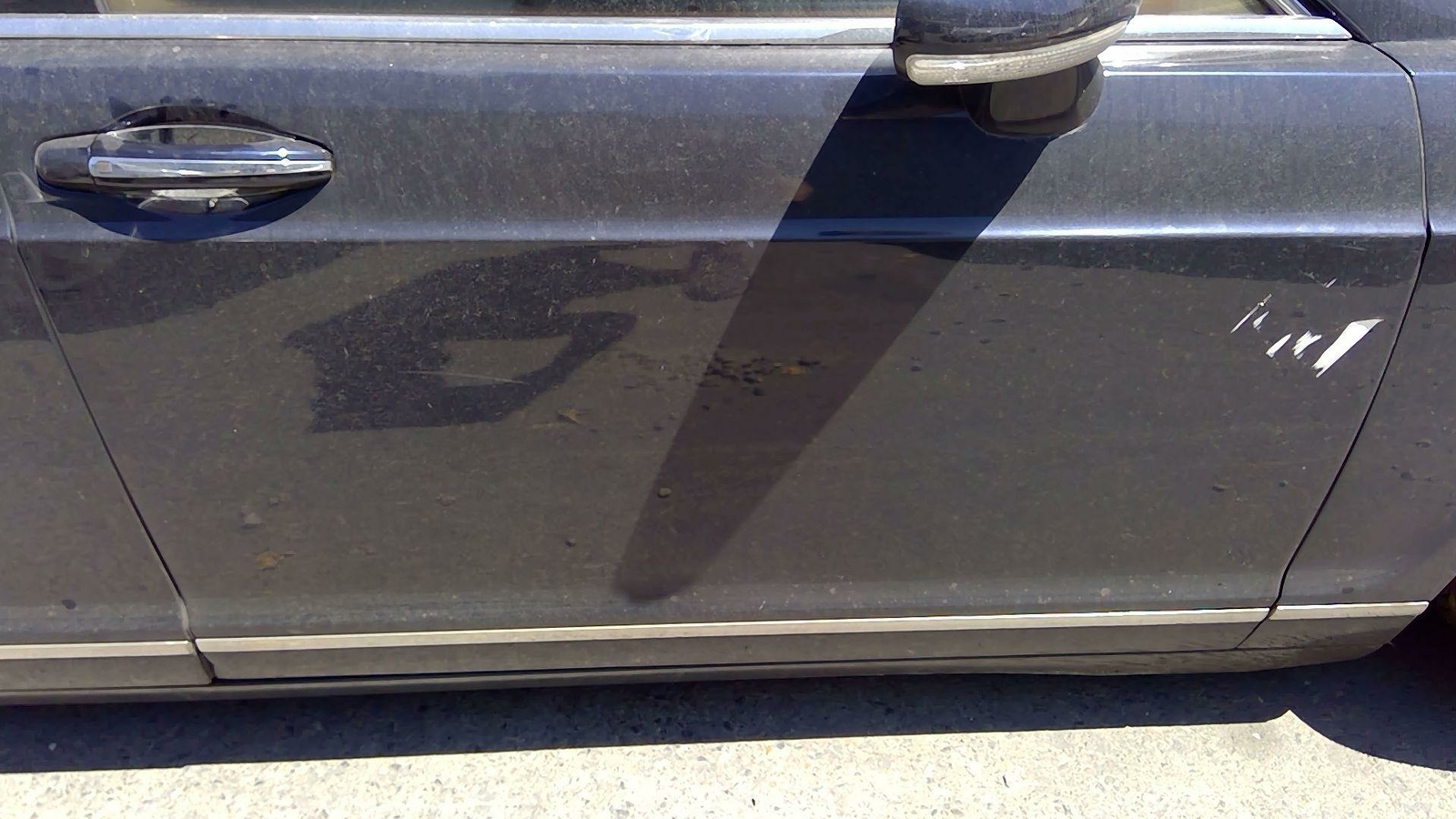 06 Bentley Flying Spur Right Front Door Shell Dark Blue