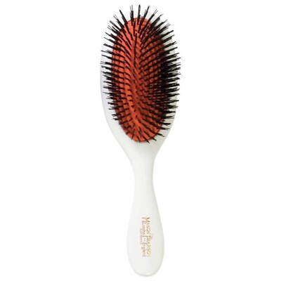 Mason Pearson Handy Boar Bristle Brush, B3 White Ivory, 2 Pc