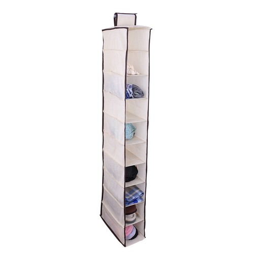 Clothes Hanging Organiser Bag Storage Wardrobe Hangbag Hanger Closet Shoes - Picture 9 of 15