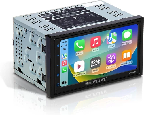 Boss 6.75" Touchscreen Double Din Car Stereo Receiver Apple CarPlay Android Auto