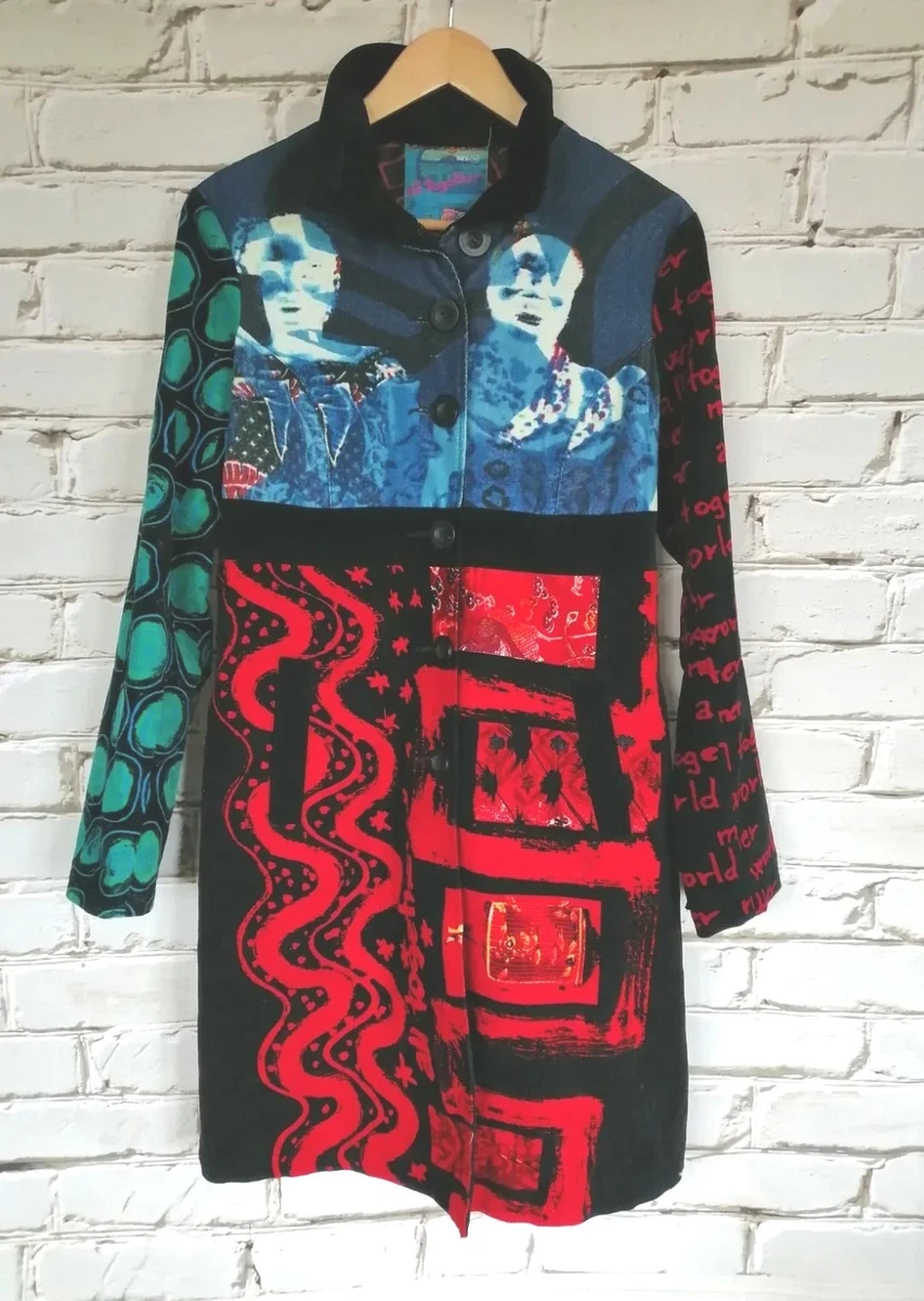 Prinz Endlich Geheim desigual mantel rot Stier Verkauf Verbannung