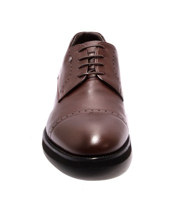 ROBERTO SERPENTINI 22404 Brown Leather Lace-Up Shearling Shoes Roberto Serpentini Made in Italy?? Только натуральные кожа  main image 4