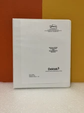 Veeco 173022 Dektak 3 Surface Profile Measuring System Operation & Maint. Manual