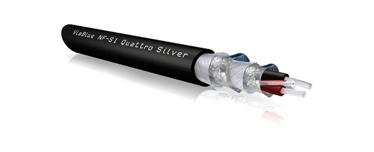 Thumbnail - Viablue Nf-s1 Silver Quattro Nf Audiokabel Meterware