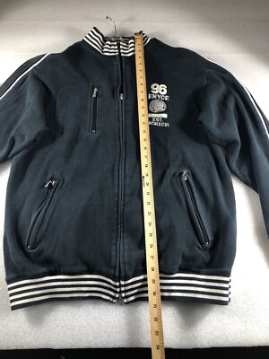 VTG Enyce 96 Track Jacket XL Full Zip Navy Embroidered Baggy Rap