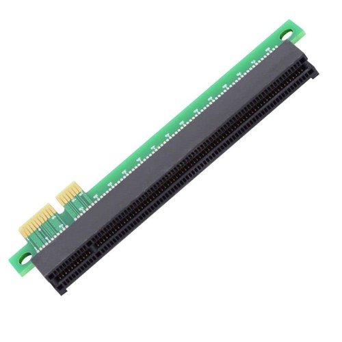 PCI-E Express x4 a x16 Riser Card Extender Adattatore Maschio/Fem Scheda Grafica - Photo 2/2