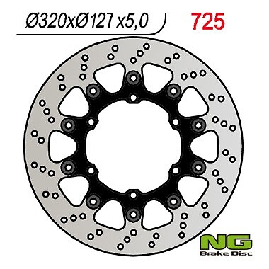 Disque de frein avant 310mm Husaberg FS 650 pour remplacer une pièce usée ou voilée