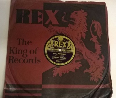 Gracie Fields Did I Remember / Ring Down The Curtain 78 rpm REX