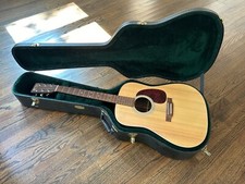 Martin Acoustic Guitar with Case/ Custom D RW Model, Mint Condition